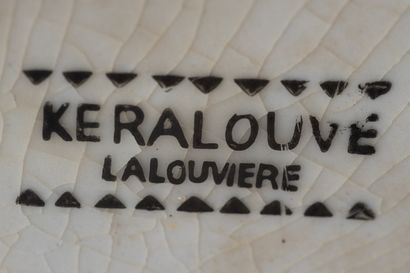 KERALOUVE (LA LOUVIERE)
Ceramic ball vase...