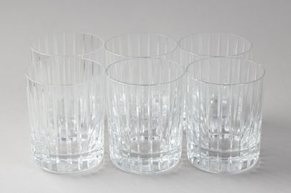 CRISTALLERIE DE BACCARAT
Suite de six petits...
