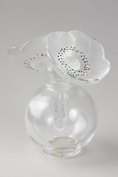 MAISON LALIQUE
« 2 Anémones ; grand format...