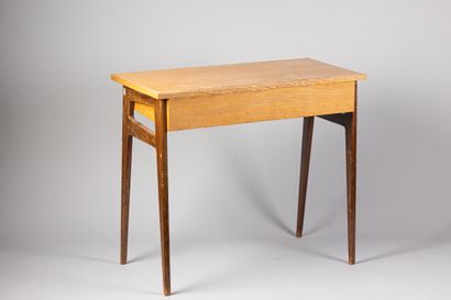 TRAVAIL DES ANNEES 1950-1960
Bureau en hêtre...