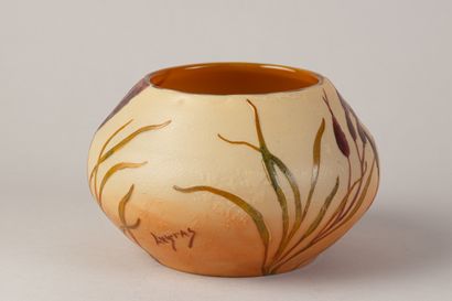 LEGRAS
« Agrostides géantes »
Vase toupie...