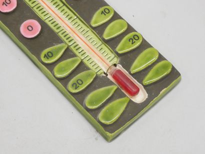 MITHE ESPELT
Glazed ceramic thermometer decorated...