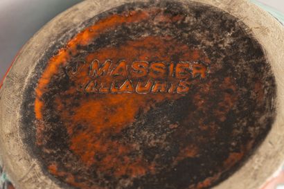 J. MASSIER (XXth) IN VALLAURIS
Baluster vase...