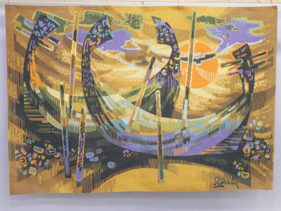 DEBIEVE Robert (1926 - 1994)
Leave the gondolas...