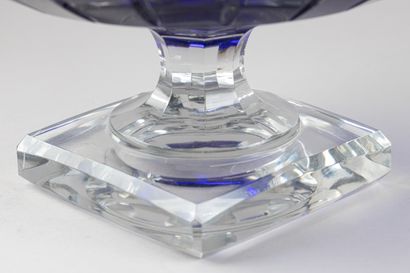 CRISTAL DE BOHEME ATTRIBUE A MOSER KARLSBAD
«...