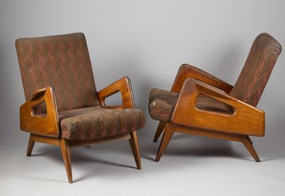 TRAVAIL DES ANNEES 1950
Paire de fauteuils...