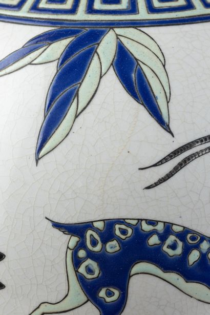 KERALOUVE (LA LOUVIERE)
Ceramic ball vase...