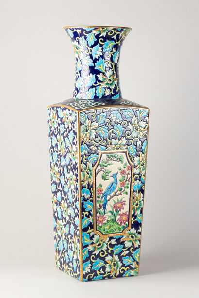 EMAUX D’ART DE LONGWY
« Geais bleus huppés...