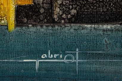 GABRIOT
La lune sur la ville,
Hst sbd, 100...