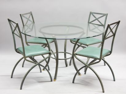 VANDEL Pierre Paris - Round table, green...