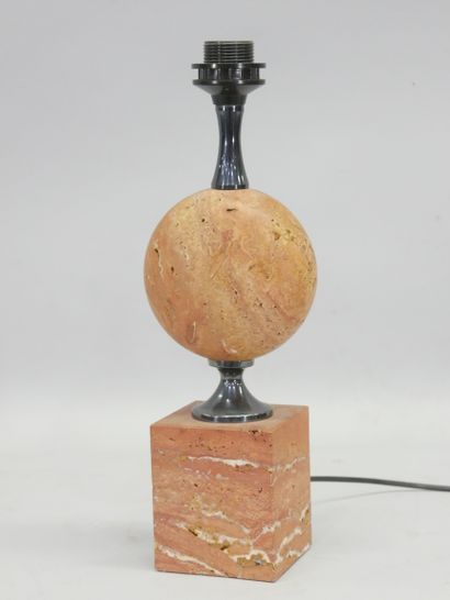 PHILIPPE BARBIER (XXth) (ATTRIBUTED TO)
Travertine...