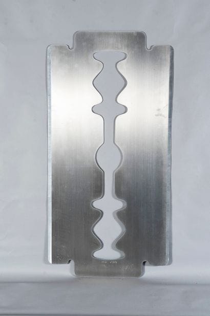 PERRIN Philippe (born 1964)
Razor blade,
Aluminum...