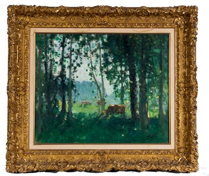 MONTEZIN Pierre Eugène (1874 - 1946)
Troupeau...