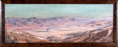 NOIRE Maxime (1861 - 1927)
Paysage des Aurès,
Hst...