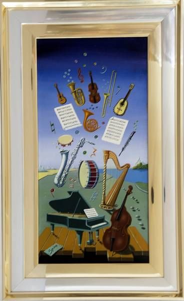 SPIRO Georges (1909 - 1994)
Musical instruments,
Hst...