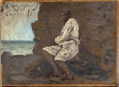 HARPIGNIES
Capri, personnage derrière un...