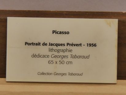 PICASSO (d'après)
Portrait de Jacques Prévert...