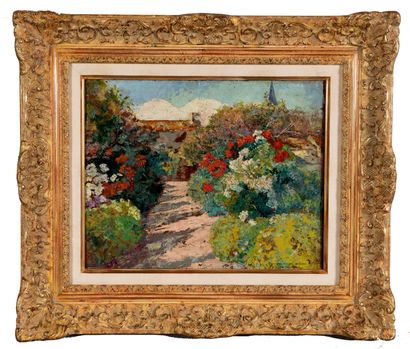 CHARRETON Victor (1864 - 1936)
Le jardin...