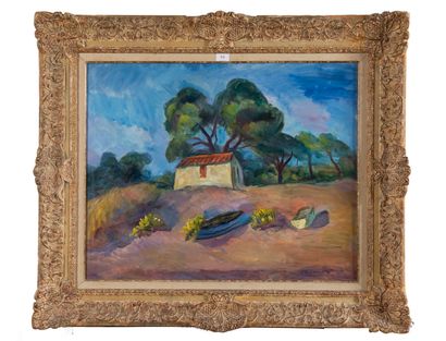 CAMOIN Charles (1879 - 1965)
Maison des pêcheurs,
Hst...