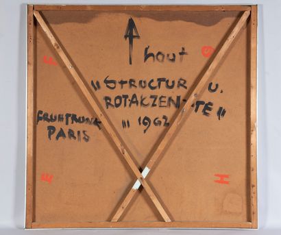FRUHTRUNK Gunter (1923 - 1982)
Structur u...