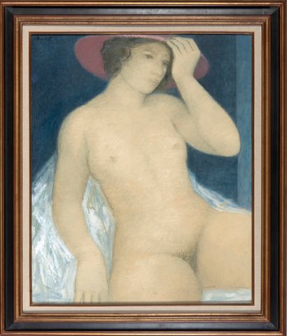 BERDAL A.
Nude with red hat,
Hst shg, 74...
