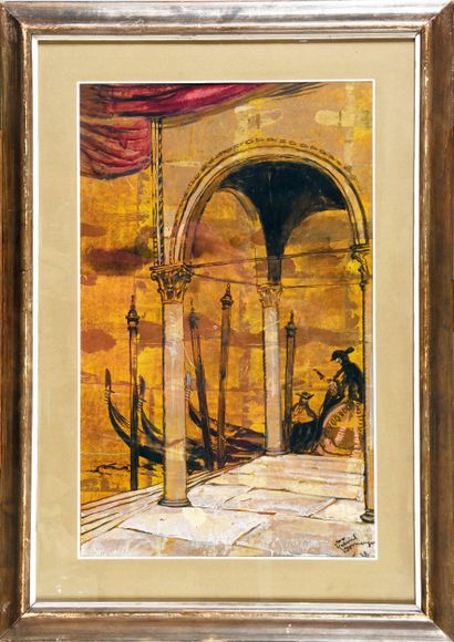 DOMERGUE Jean-Gabriel (1899 - 1962) Venise,...