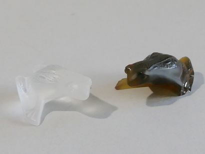 LALIQUE France - Grenouille en cristal en...