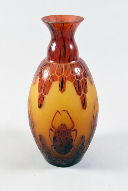 LE VERRE FRANCAIS (d'après), copie,
Vase...
