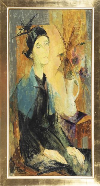 TAVE Georgette (1925 - 2008) Portrait de...