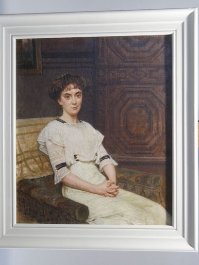 GLAIZE Léon (1842-1932)
Portrait de femme...