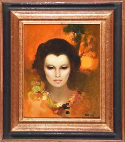 BERTRAN André (1929 - 2003) Jeune femme au...