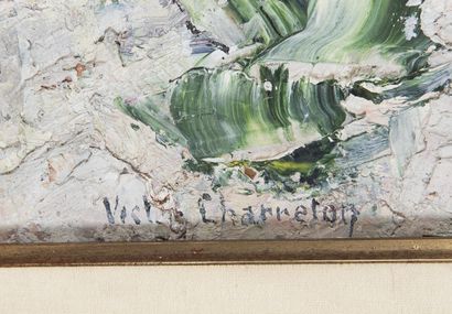 CHARRETON Victor (1864 - 1936) Le Béguinage,...