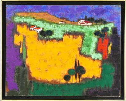 BONAFE Roger (né en 1932)
Masets éparpillés,
Hst...