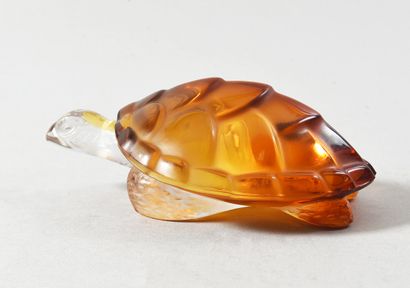 LALIQUE France - Presse papier tortue en...