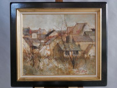 de GALLARD Michel (1921-2007)
Vue de village...