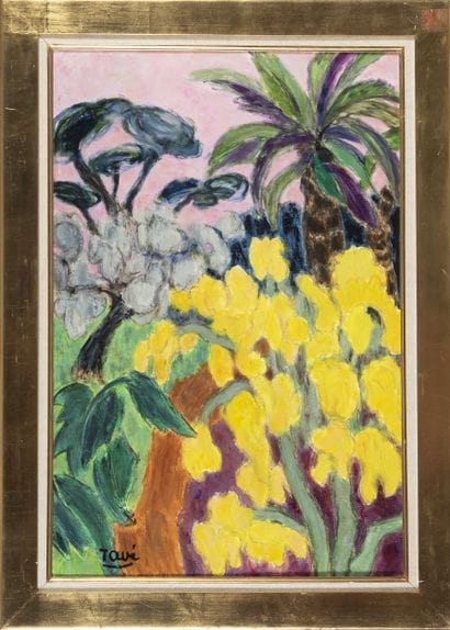 TAVE Georgette (1925 - 2008) Le mimosa à...