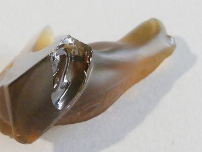 LALIQUE France - Grenouille en cristal en...
