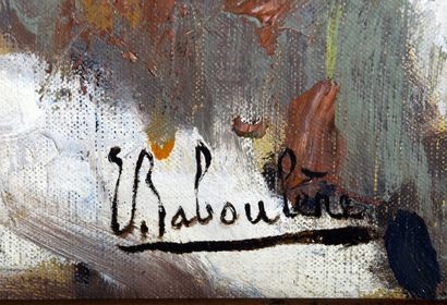 BABOULENE Eugène (1905 - 1994)
Le cabanon,
Hst...