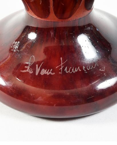 LE VERRE FRANCAIS
« Campanules » circa 1922-1925
Important...