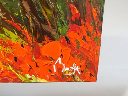 MAGRE St Tropez, Acrylic oil sbg, 50 x 100...
