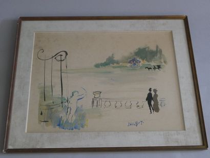 DAUCHOT Gabriel (1927 - 2003)
Couple à la...