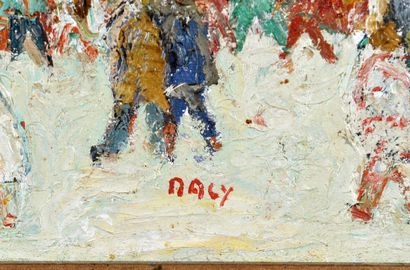MALY
Animation en bord de mer,
Hst sbd, 50...