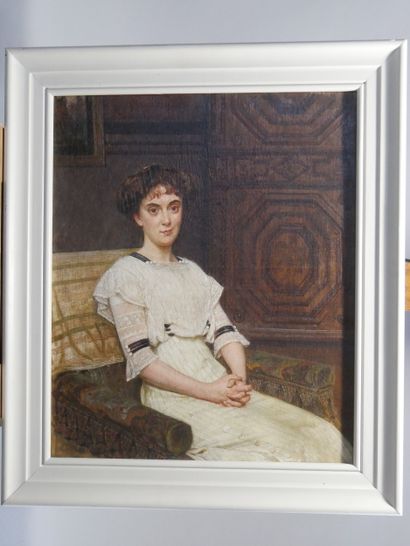 GLAIZE Léon (1842-1932)
Portrait de femme...