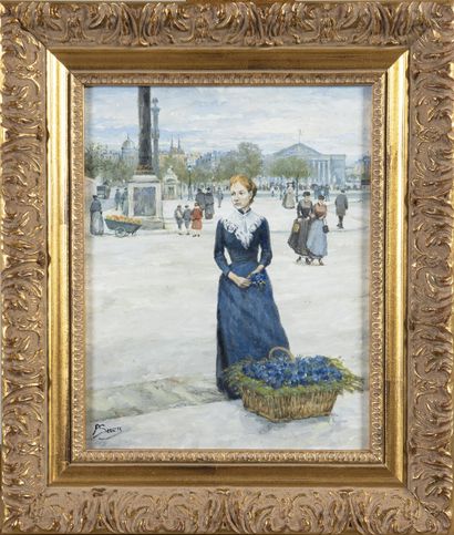 SAEZ Pierre
La marchande de violettes,
Hsp...