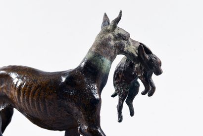 FRATIN Christophe (1801-1864), d'après, 
Lévrier...