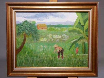 COLL Raymond (né en 1953)
Scène de culture...