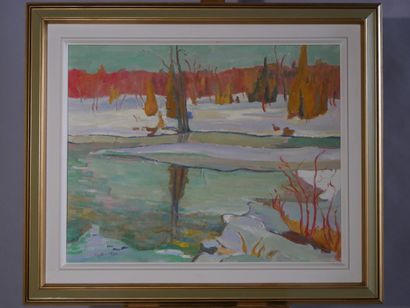 BURTON Ralph Wallas (1905-1983)
Ice on the...