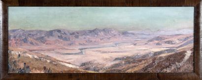 NOIRE Maxime (1861 - 1927)
Paysage des Aurès,
Hst...