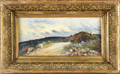SEYSSAUD René (1867 - 1952) Le chemin dans...