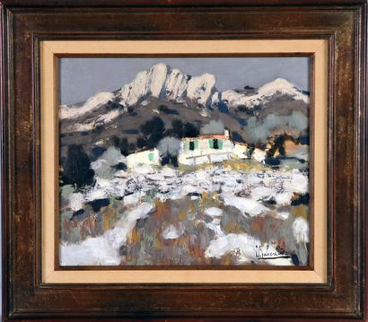 BABOULENE Eugène (1905 - 1994)
Le cabanon,
Hst...